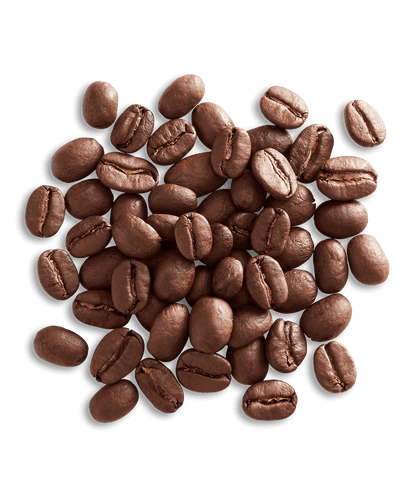 Peet's Organic Alameda Morning Blend Coffee beans shown up close with detail