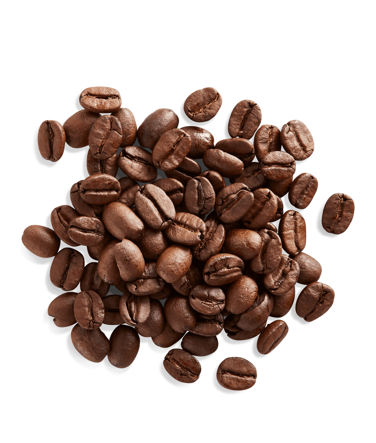 Peet's Brazil Coffee beans shown up close with detail
