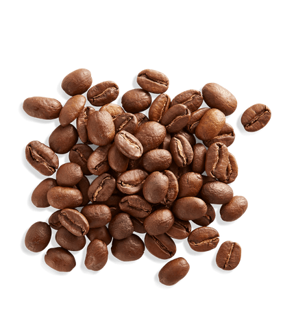 Peet's Luminosa Breakfast Blend Coffee beans shown up close with detail