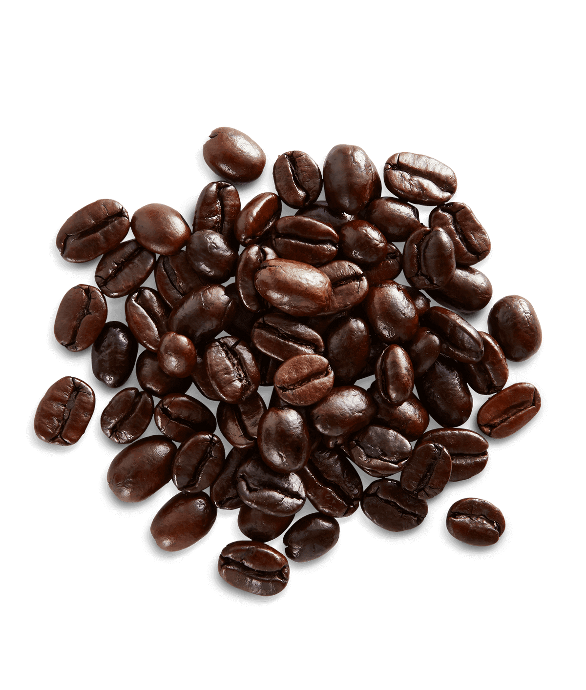 Peet's Decaf Sumatra Coffee beans shown up close with detail