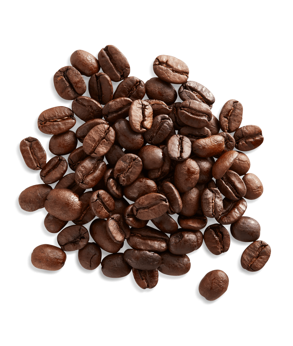 Peet's Espresso Forte Coffee beans shown up close with detail