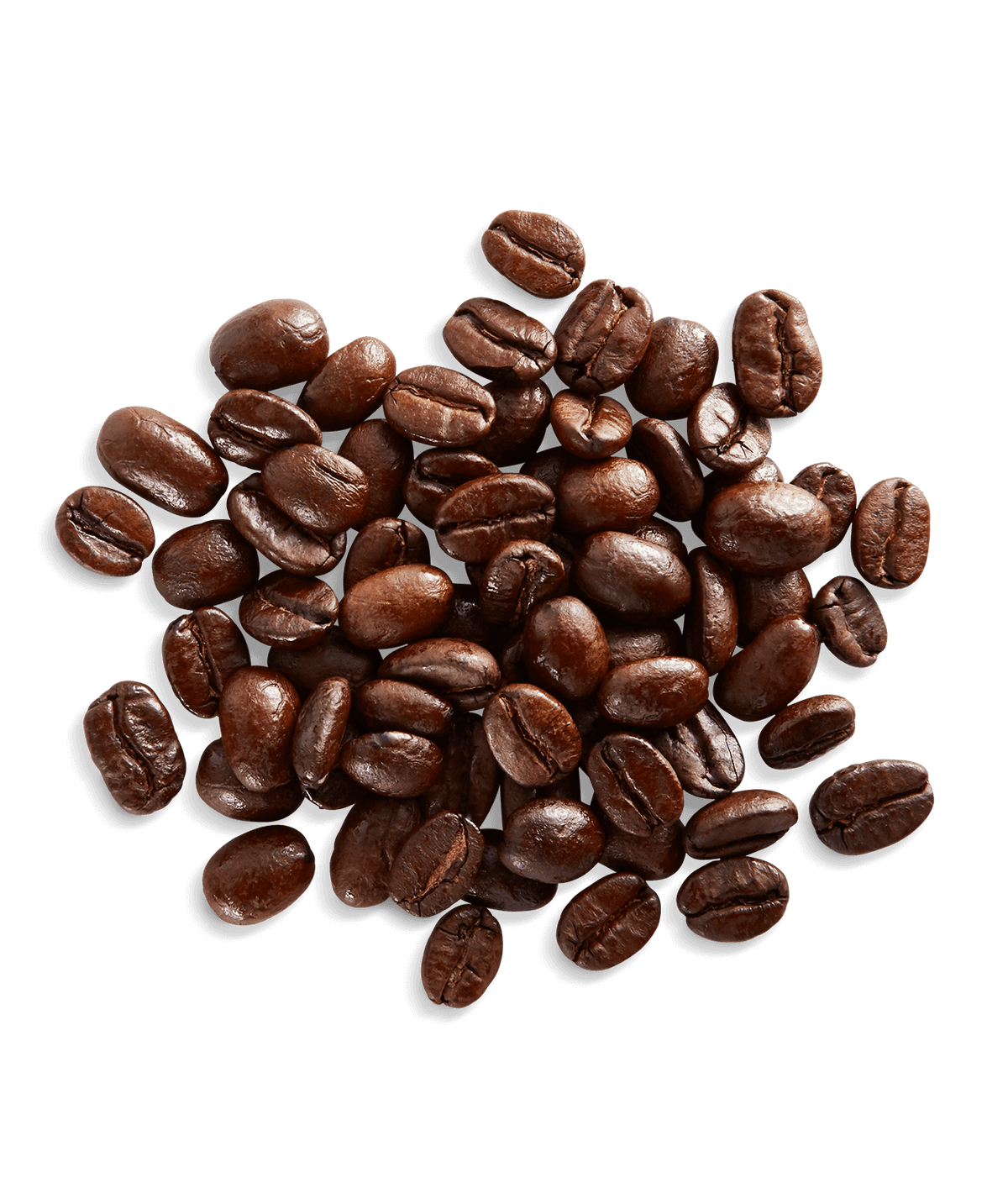 Peet's House Blend Coffee beans shown up close with detail